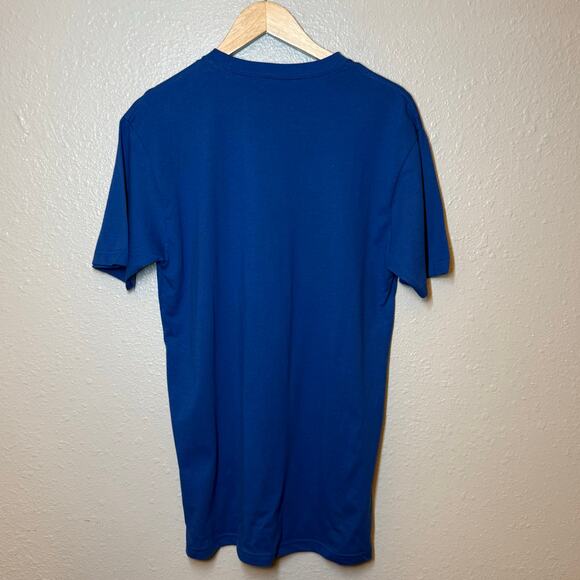 Simon Biles Gold Over America Tour Shirt Athleta Gymnastics Blue Unisex Medium - Picture 3 of 8